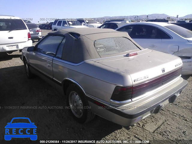 1989 Chrysler Lebaron PREMIUM 1C3XJ55J3KG279596 image 2