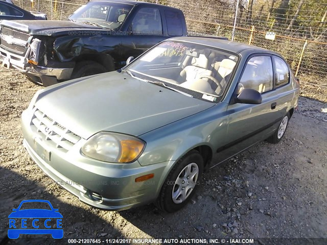 2003 Hyundai Accent L KMHCF35C03U262030 image 1