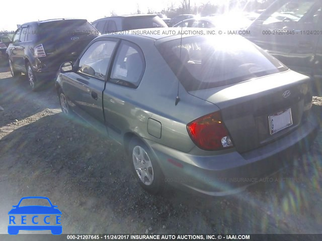 2003 Hyundai Accent L KMHCF35C03U262030 image 2