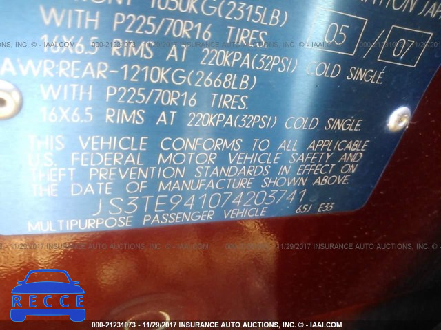 2007 Suzuki Grand Vitara JS3TE941074203741 image 8