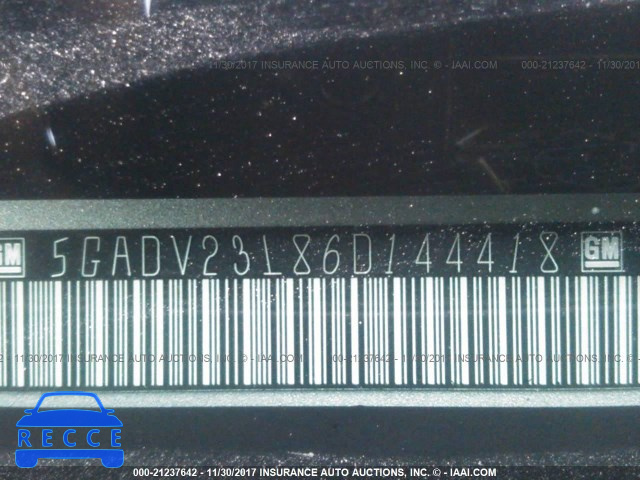 2006 Buick Terraza CX 5GADV23L86D144418 image 8