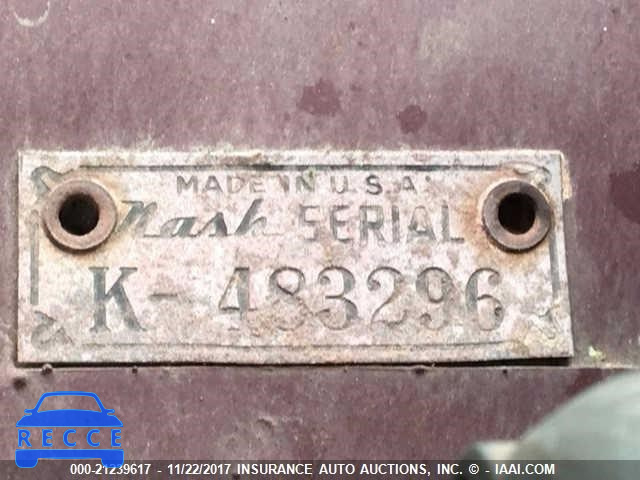 1951 NASH STATESMAN SUPER MODEL 514 K483296 image 8