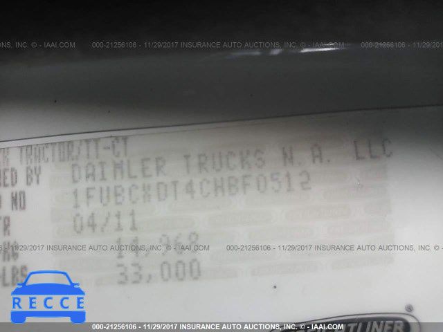 2012 FREIGHTLINER M2 106 MEDIUM DUTY 1FUBCXDT4CHBF0512 зображення 9