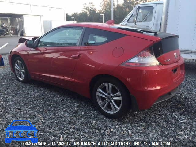 2011 Honda CR-Z EX JHMZF1D64BS016413 зображення 2