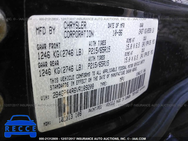 1997 Dodge Grand Caravan SE/SPORT 2B4GP44R6VR189208 image 8