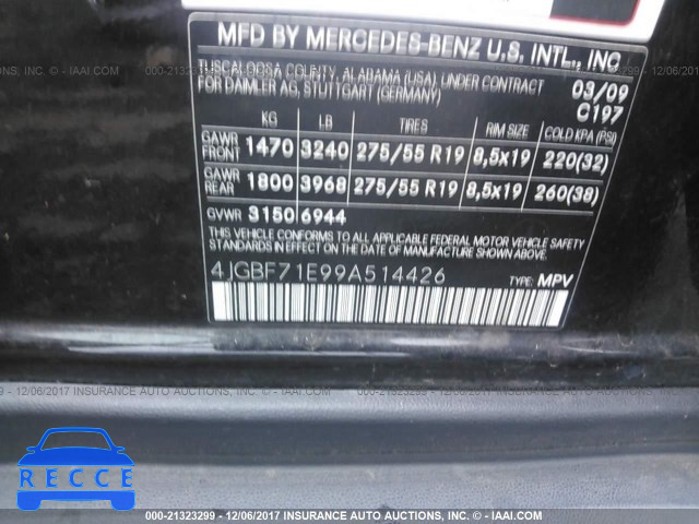 2009 Mercedes-benz GL 450 4MATIC 4JGBF71E99A514426 image 8