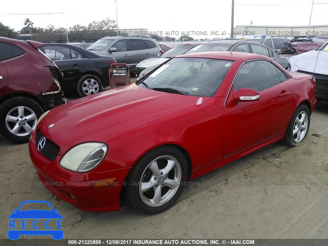 2002 Mercedes-benz SLK 320 WDBKK65F92F267493 image 1