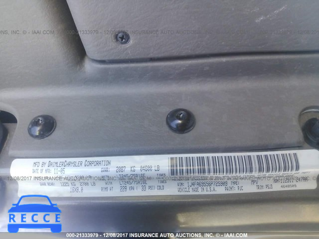 2006 Jeep Wrangler / Tj RUBICON 1J4FA69S56P725909 image 8