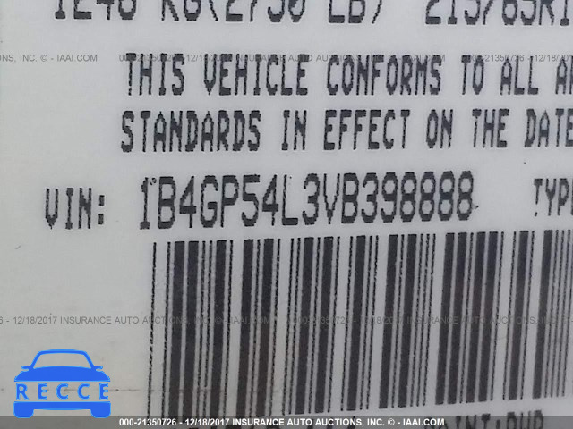 1997 Dodge Grand Caravan LE/ES 1B4GP54L3VB398888 image 8