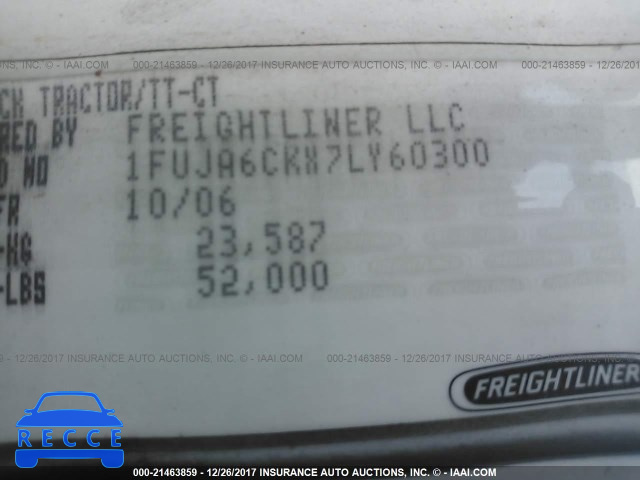 2007 FREIGHTLINER CONVENTIONAL COLUMBIA 1FUJA6CKX7LY60300 image 8