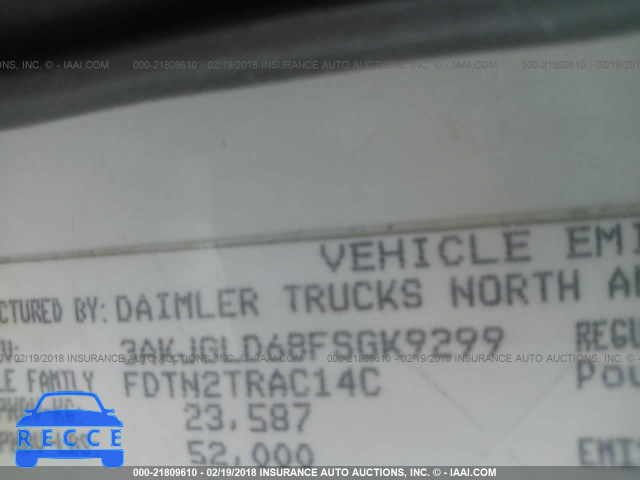 2015 FREIGHTLINER CASCADIA 125 3AKJGLD68FSGK9299 image 9