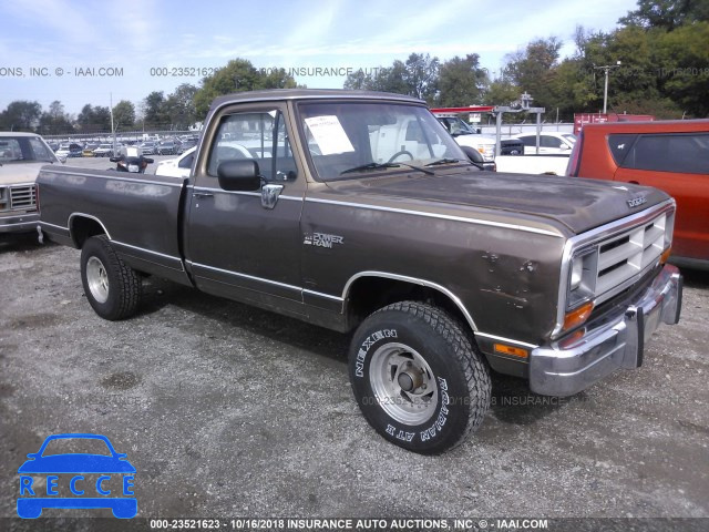 1989 DODGE W-SERIES W150 1B7HM16Z7KS009658 Bild 0