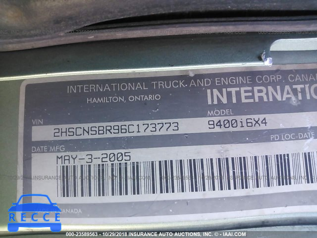 2006 INTERNATIONAL 9400 9400I 2HSCNSBR96C173773 зображення 9