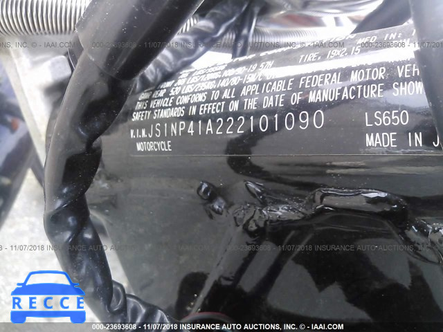 2002 SUZUKI LS650 P JS1NP41A222101090 image 9