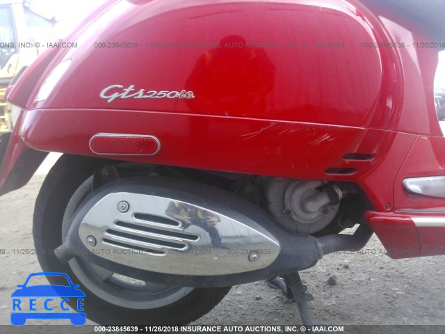 2009 VESPA GTS 250 ZAPM459L195009563 зображення 7