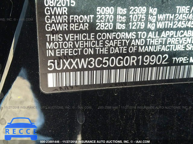 2016 BMW X4 XDRIVE28I 5UXXW3C50G0R19902 image 8