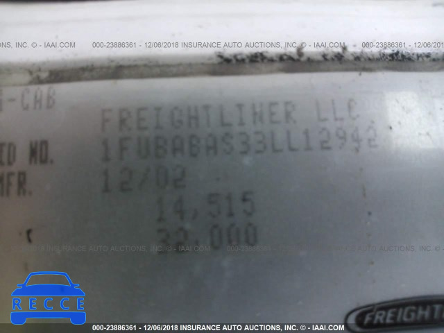 2003 FREIGHTLINER CONVENTIONAL FLD112 1FUBABAS33LL12942 image 8