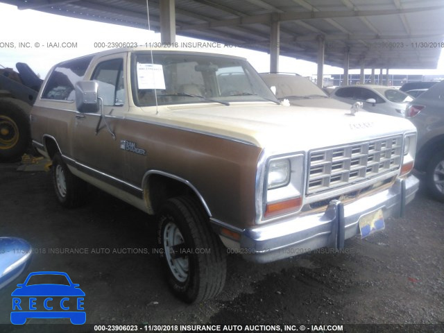 1985 DODGE RAMCHARGER AW-100 1B4GW12T4FS571527 image 0