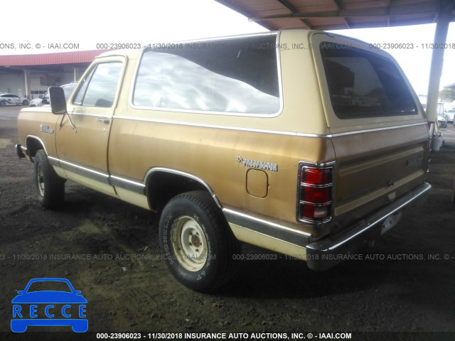 1985 DODGE RAMCHARGER AW-100 1B4GW12T4FS571527 image 2