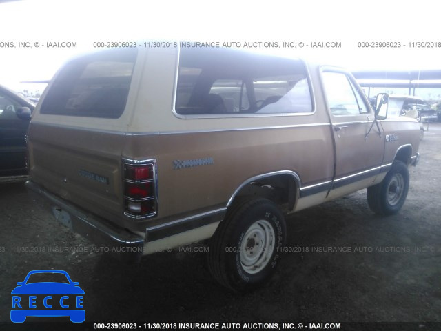1985 DODGE RAMCHARGER AW-100 1B4GW12T4FS571527 image 3
