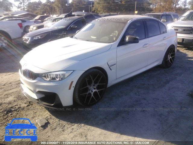 2015 BMW M3 WBS3C9C50FJ276187 image 1