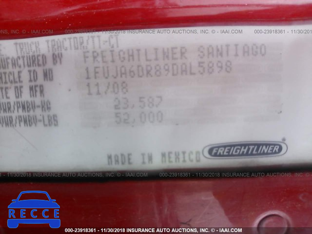 2009 FREIGHTLINER CONVENTIONAL COLUMBIA 1FUJA6DR89DAL5898 зображення 8