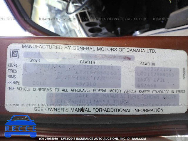 1983 CHEVROLET C20 2GCFC24H1D1136953 image 8