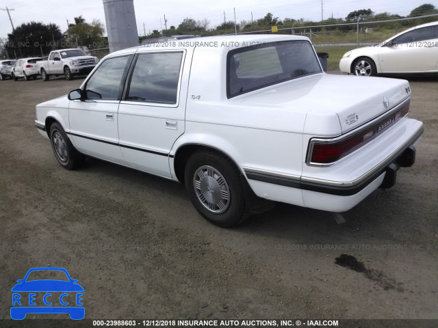 1990 DODGE DYNASTY 1B3XC46K0LD909411 зображення 2