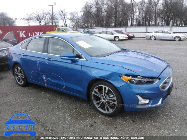 2019 FORD FUSION TITANIUM 3FA6P0D95KR139595 Bild 0