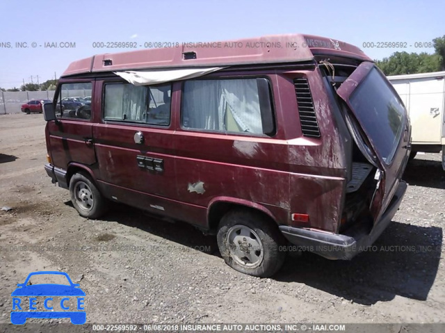 1989 VOLKSWAGEN VANAGON CAMPMOBILE WV2ZB0254KH026861 зображення 2