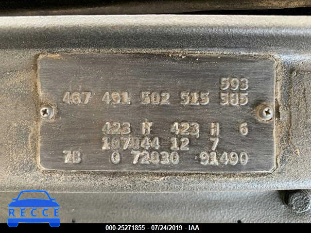 1972 MERCEDES-BENZ SL 10704412003644 image 7