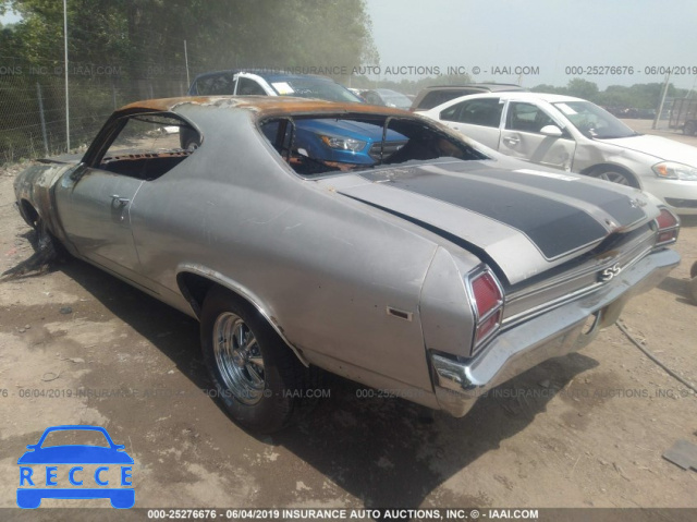 1969 CHEVROLET CHEVELLE 136379B396629 зображення 2