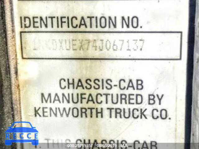 2004 KENWORTH CONSTRUCTIONON T800 1NKDXUEX74J067137 image 7