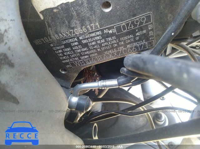 1999 BMW R1100 RT WB10418AXXZC66171 image 9
