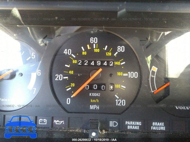 1988 VOLVO 244 DL/GL YV1AX8849J1330778 image 6