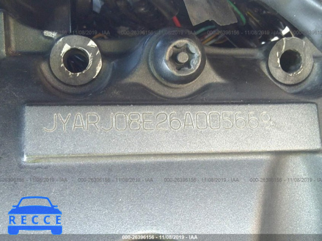 2006 YAMAHA FZ6 S JYARJ08E26A005669 image 9