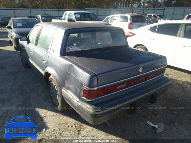 1990 DODGE DYNASTY 1B3XC46R8LD828847 зображення 2