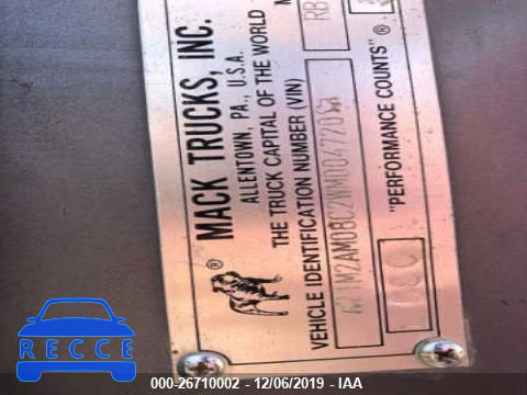 1998 MACK 600 RB600 1M2AM08C2WM004720 image 9