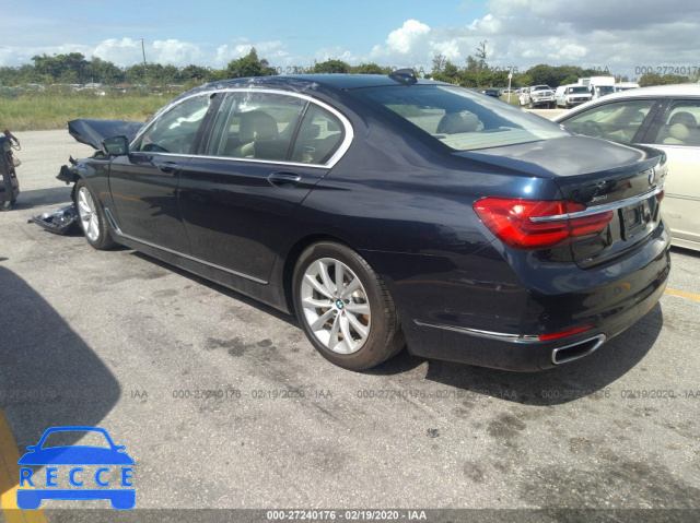 2017 BMW 7 SERIES 740I XDRIVE WBA7E4C3XHGU99953 image 2