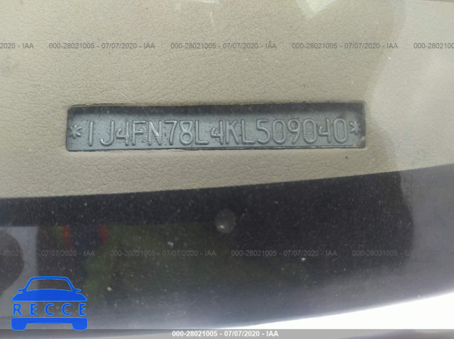 1989 JEEP WAGONEER LIMITED 1J4FN78L4KL509040 image 8