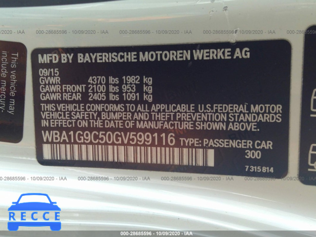 2016 BMW 2 SERIES 228I XDRIVE WBA1G9C50GV599116 image 8