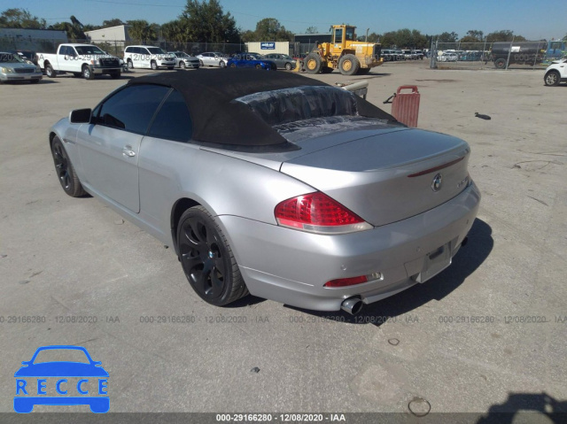 2005 BMW 6 SERIES 645CI WBAEK73455B325162 image 2