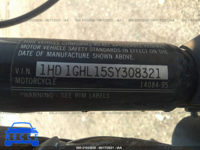 1995 HARLEY-DAVIDSON FXD  1HD1GHL15SY308321 image 9
