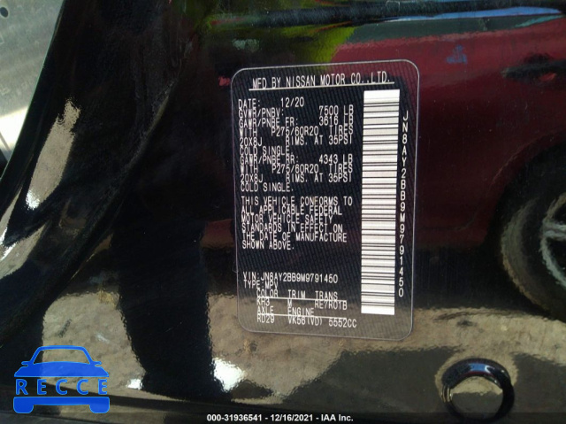 2021 NISSAN ARMADA SL JN8AY2BB9M9791450 image 8