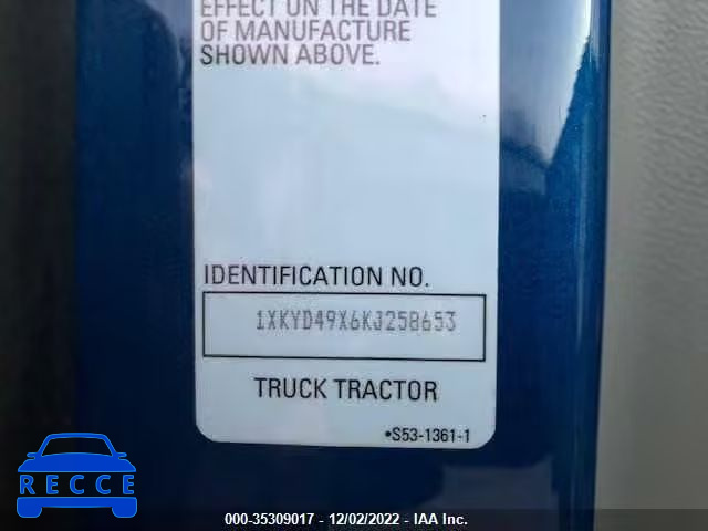 2019 KENWORTH T680 T680 1XKYD49X6KJ258653 image 8