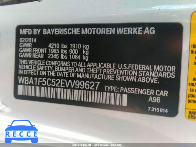 2014 BMW 228I WBA1F5C52EVV99627 image 8