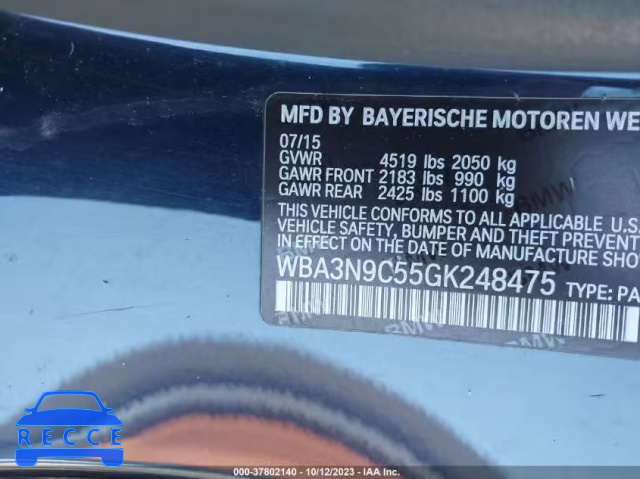 2016 BMW 428I XDRIVE WBA3N9C55GK248475 Bild 8