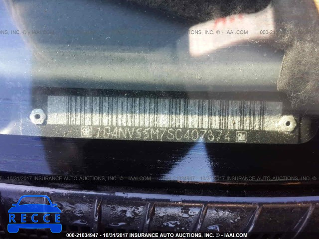 1995 BUICK SKYLARK GRAN SPORT/CUSTOM/LIMITED 1G4NV55M7SC407374 Bild 8