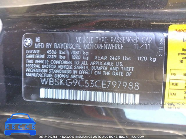 2012 BMW M3 WBSKG9C53CE797988 image 8