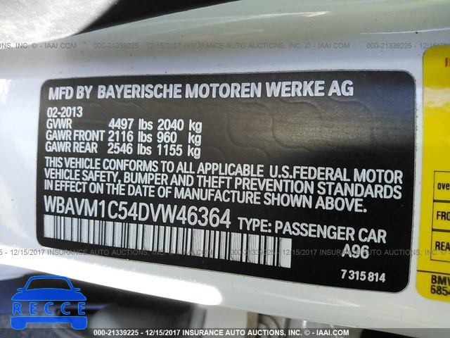 2013 BMW X1 SDRIVE28I WBAVM1C54DVW46364 зображення 8